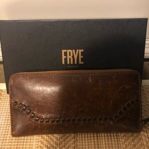 Frye Melissa Whipstitch Around Wallet
